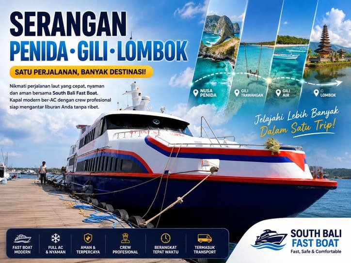 Serangan to Nusa Penida Gili Lombok